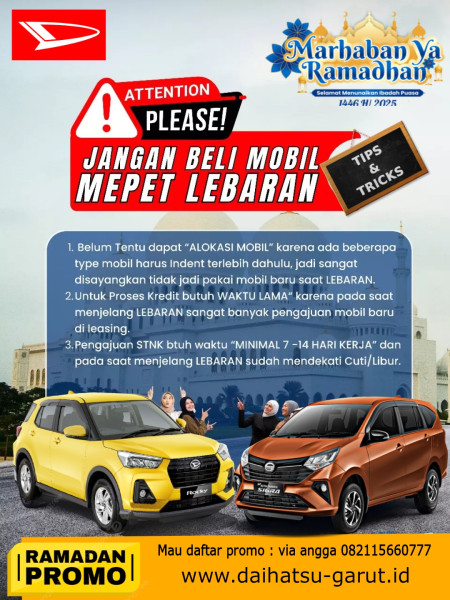 Promo Lebaran Daihatsu 2025