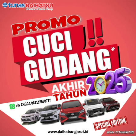 Promo Desember cuci gudang 2025